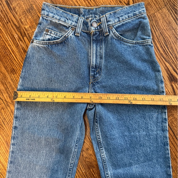 NEW Vintage Levi 505 Student Fit Denim Jeans, Orange Tag - Picture 10 of 13